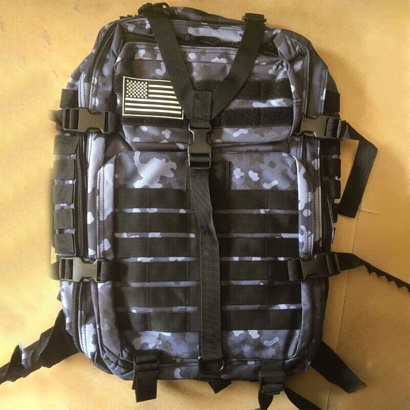Tactical Backpack Bag 3 Days Army Outdoor Backpack Climbing Camping Hiking Bag