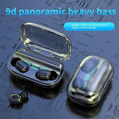 Wireless Earbuds Bluetooth 5.0 TWS Stereo Waterproof Earphones Headphone Headset