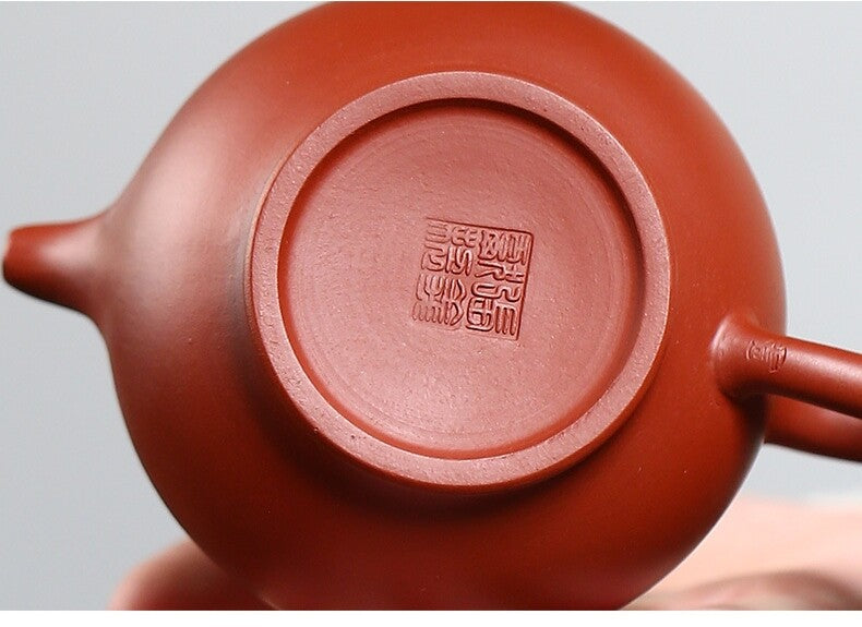 180ml True Yixing Zisha Tea Pot Dahongpao Clay Marked Original Ore Kungfu Teapot
