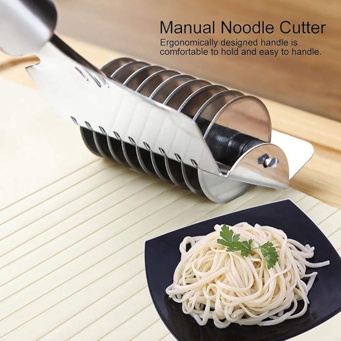 Noodle Cutter Roller High Grade Stainless Steel Lattice Roller Docker Dough Cutt