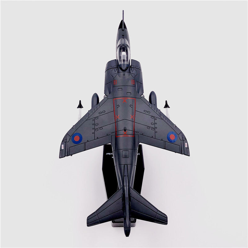 AMER British 1982 BAE Sea Harrier mar FRS MKI Navy Blue 1/72 diecast model plane