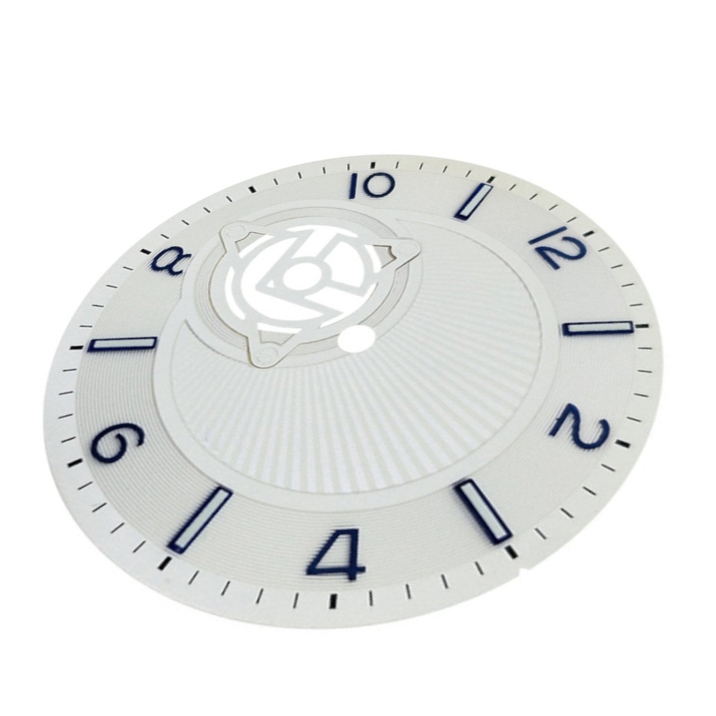36.5mm Green Luminous Watch Dial Face Plate Replacement For NH38 Movement