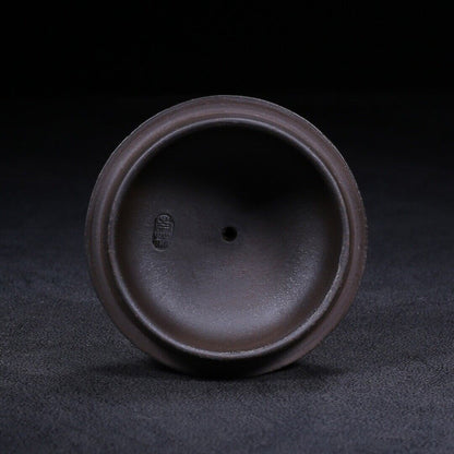 Chinese Yixing Zisha Clay Handmade Exquisite Teapot（秦权 底款：王南林）