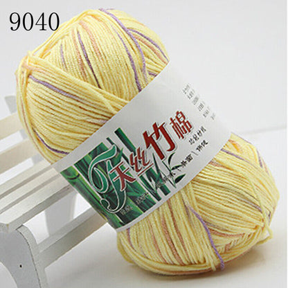Hot Sale 50g Soft Bamboo Crochet Cotton Yarn Knitting Baby Knit Wool Yarn
