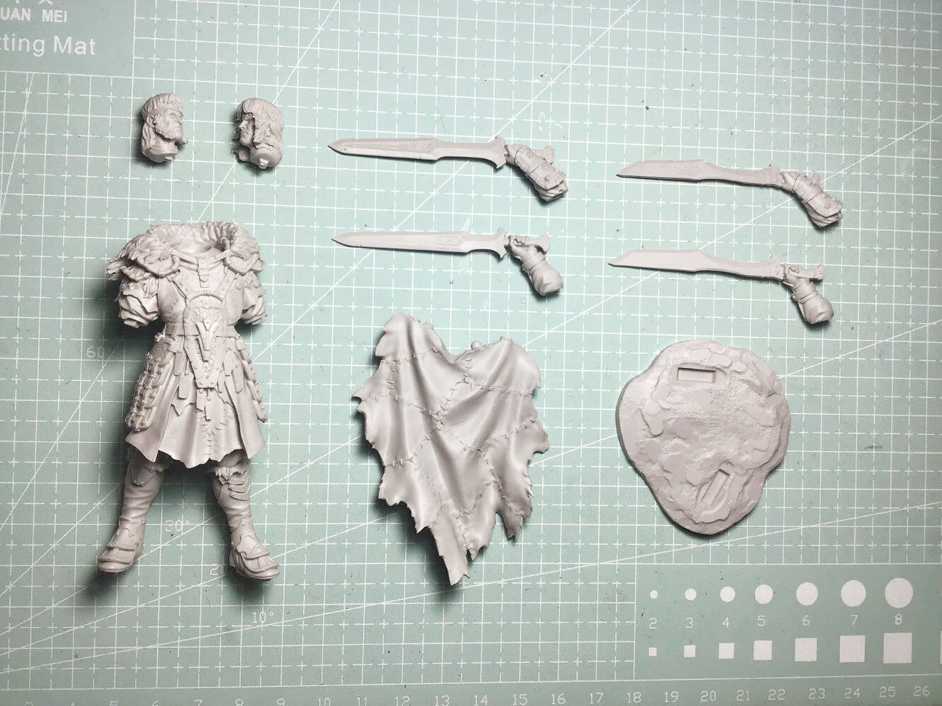 1/24 Resin Figure model Ancient warrior Unassembled Unpainted
