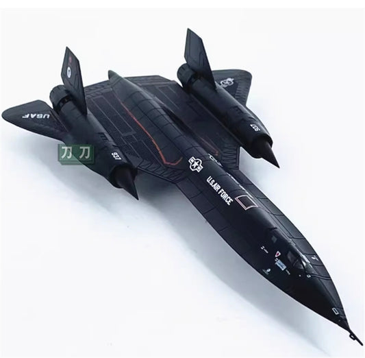 1/144 US SR-71 Blackbird Reconnaissance Aircraft Supersonic Alloy Aircraft Model