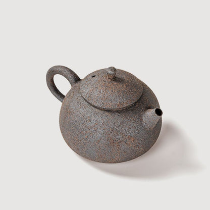 Handmade Chinese Iron Clay Teapot 130ml Antique Style Gongfu Tea Pot