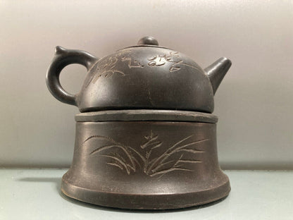 Chinese Yixing Zisha Clay Handmade Exquisite Teapot （紫砂套壶）