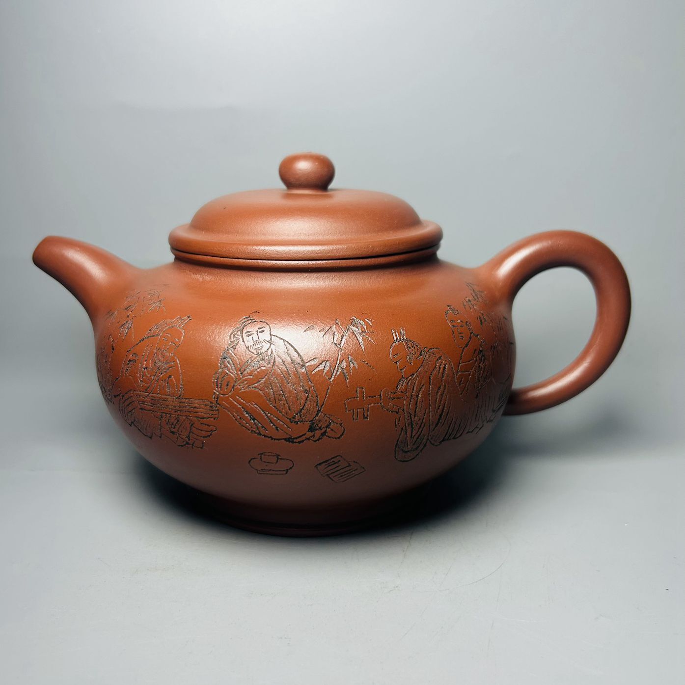 Vintage Chinese Yixing Purple Clay Teapot Zisha Ceremony Teaware Collection Rare