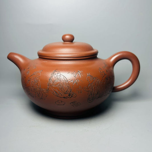 Vintage Chinese Yixing Purple Clay Teapot Zisha Ceremony Teaware Collection Rare
