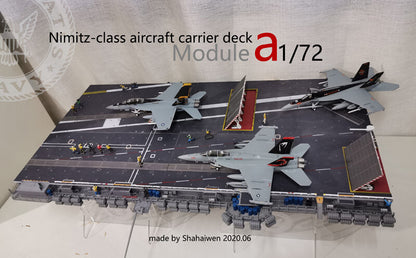 1/72 Scale Nimitz Aircraft Carrier Deck Model Aircraft Carrier Deck Model Toy