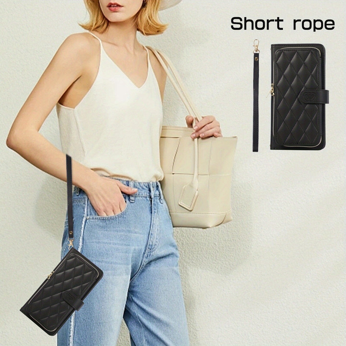 Crossbody Wallet Case for Motorola Moto G Stylus 5G/G Power 5G/G Play/G 5G 2024