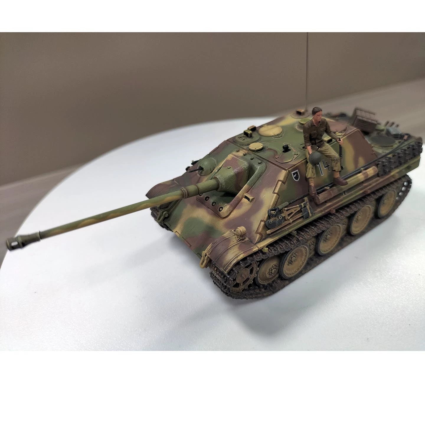 1/72 Fingertip German Cheetah Tank Destroyer No.144 Without Skirt Finished Model
