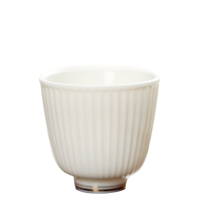 Sheep Fat Jade Ceramic Whiteware Tea Cup Ceramic Teacup Tea Ceremony Cup