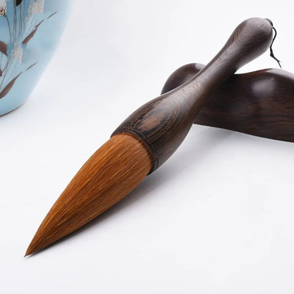 21.5cm Chinese Calligraphy Painting Lake Brush Regular Script Large Couplet Pen