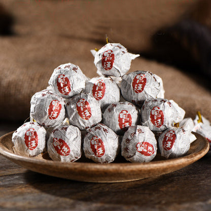 Puer Tuo Cha Premium Mini Dragon Ball Oyster Yunnan Puerh Boiled Tea-