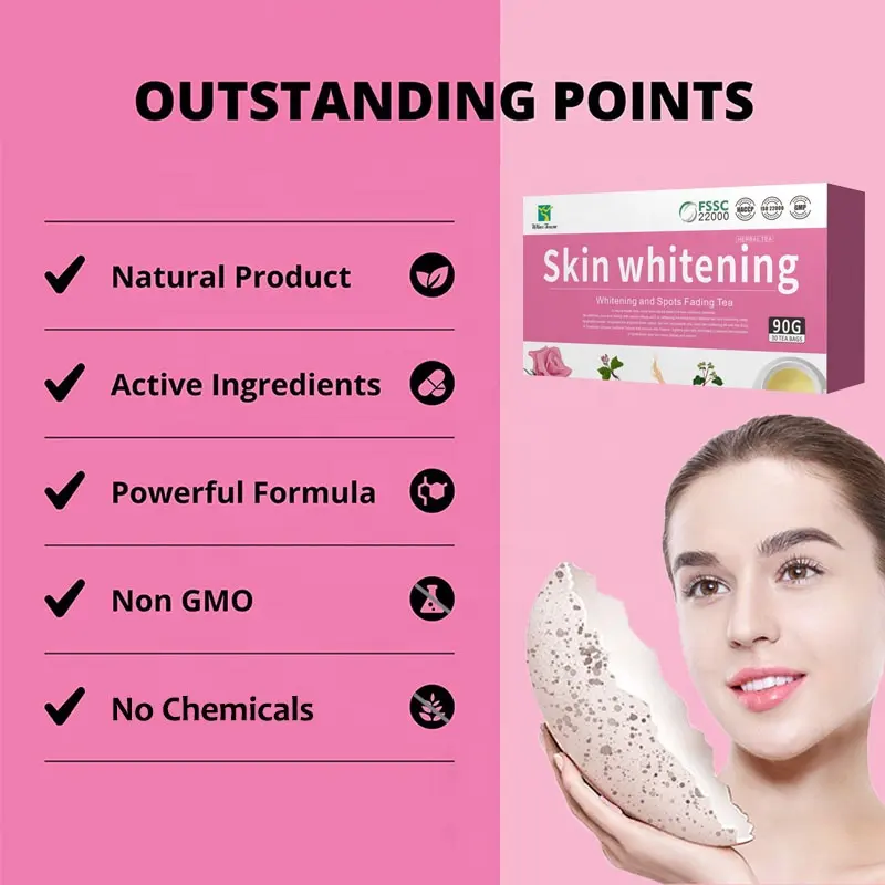 Anti-Aging Leistungsstarke Antioxidant Glutathiones Whitening Natural Tea 90g