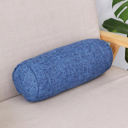 Round Sofa Chair Throw Waist Cushion Bolster Backrest Neck Pillow Bed Sleep Read
