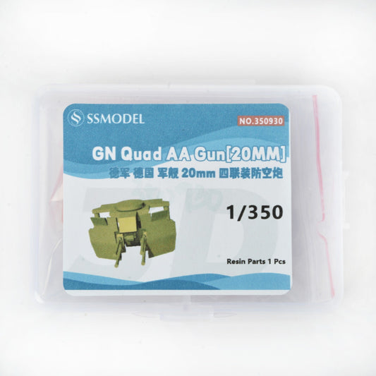 SSMODEL SS8350930 1/350 Model Upgrade Parts German Navy 20mm Flak C38 Quad 10pcs
