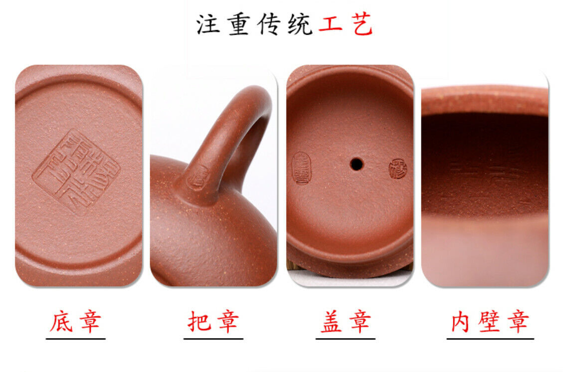 400cc Handmade Purple Sand Tea Pot in Yixing, China Jiangbao Nylon Dan Hu Gongfu Tea Pot-