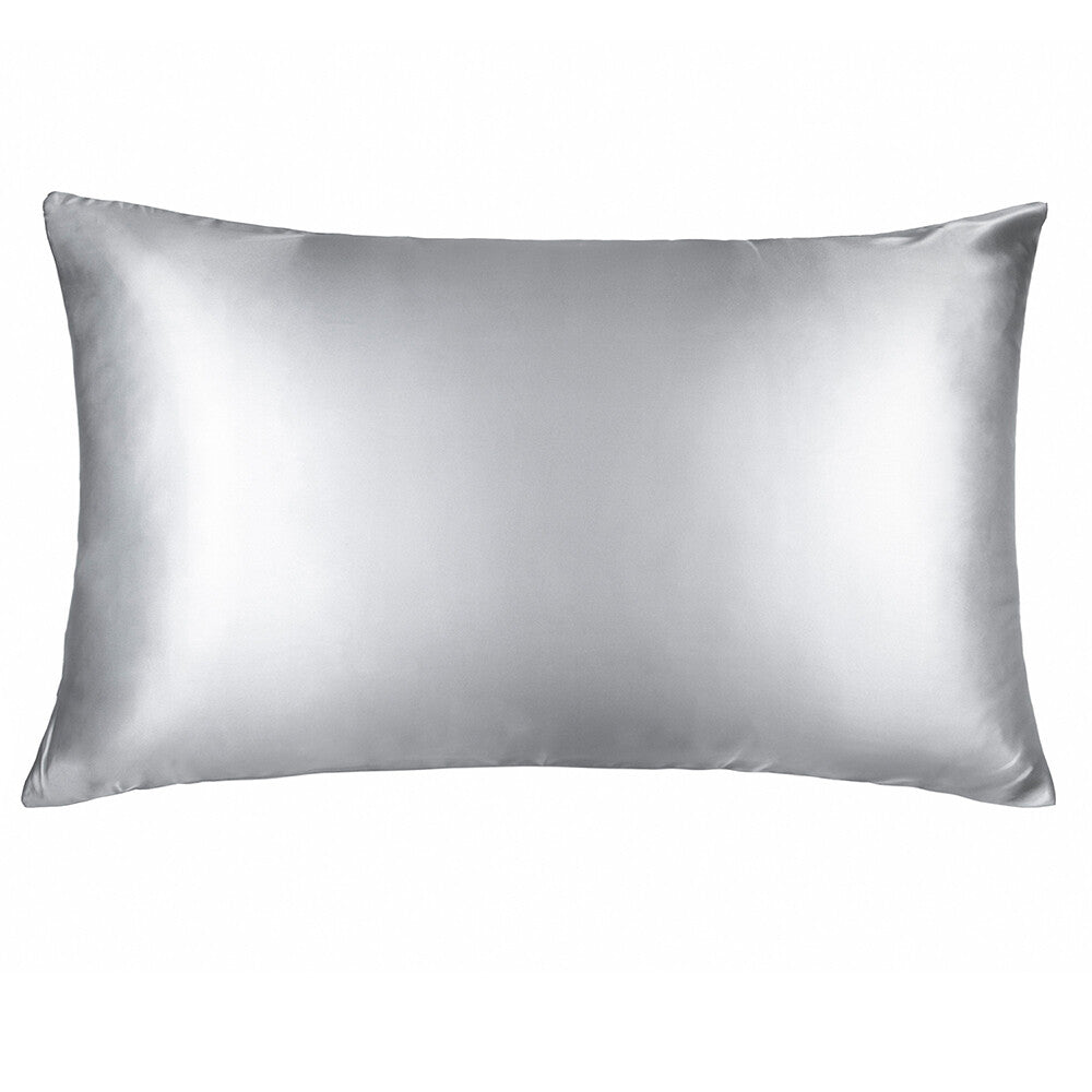 Pure Mulberry Silk Pillowcase Zippered 100% Silk Nourishes Hair Skin One piece
