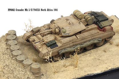 for S-MODEL Crusader Mk.I/II T44723 North Africa 1941 1:72 Tank Pre-built Model