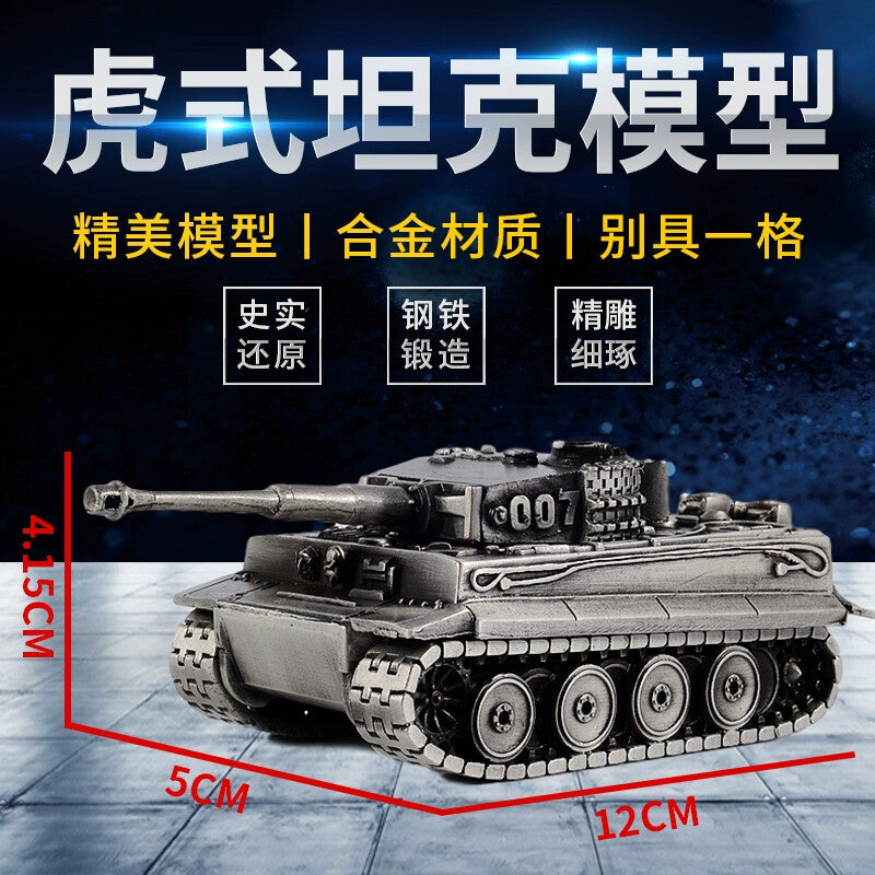 1/72 Ww Ii Germany Wittmann Metal Bronze Sd.kfz. 181 Tiger Heavy Tank