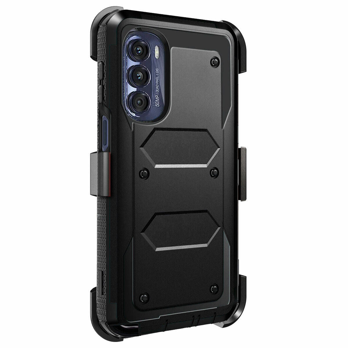 Rugged Case For Motorola Moto G Stylus 2022 w/ 360 Clip Holster Cover Accessory