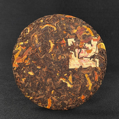 357g Tangerine Peel Pu'er Round Tea Small Green Mandarin Orange Ripe Tea Cake