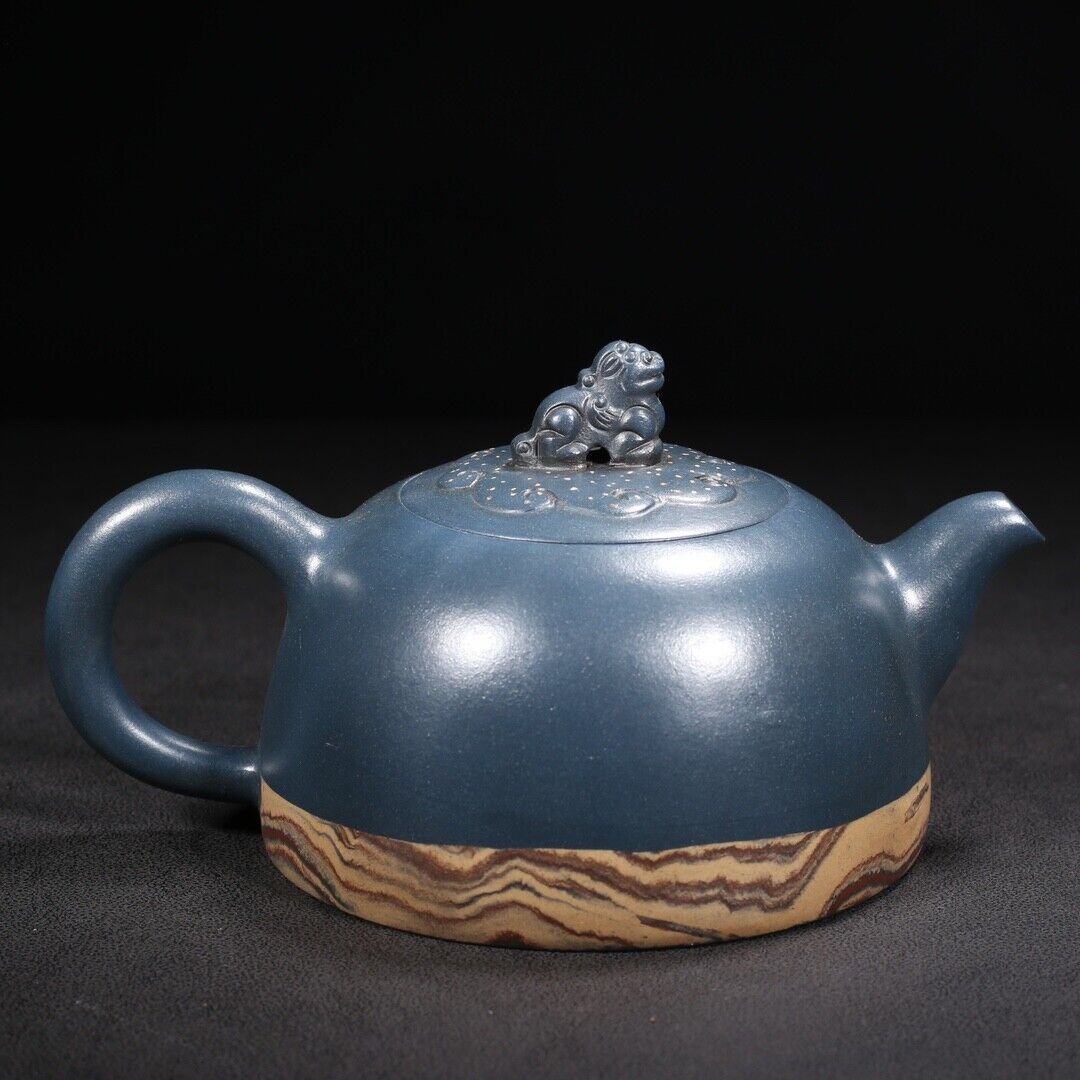 Chinese Yixing Purple Clay Teapot Tea Set Pot Zisha Ceramic Cute Decor Figurine