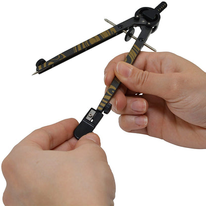 Westcott Designer Compass Set with Mechanical Pencil, Eraser, Sharpener, Leads