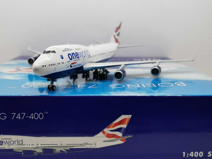1:400 Phoenix Oneworld BOEING B747-400 Airplane Diecast Aircraft Plane Model