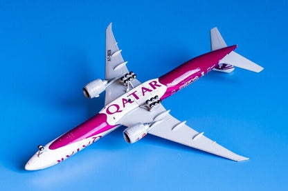 1:400 JC Wings QATAR BOEING 777-300ER Passenger Airplane Diecast Aircraft Model
