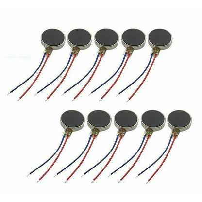 5/10/20 Pcs DC Micro Flat Button Coin Vibratiing Vibrator Motors 1.5V-3V 10*3MM