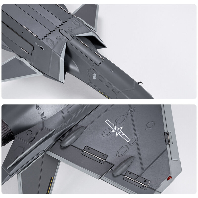 1:32 72CM China J-20 Stealth Fighter Aeroplane Diecast Military Aircraft Model