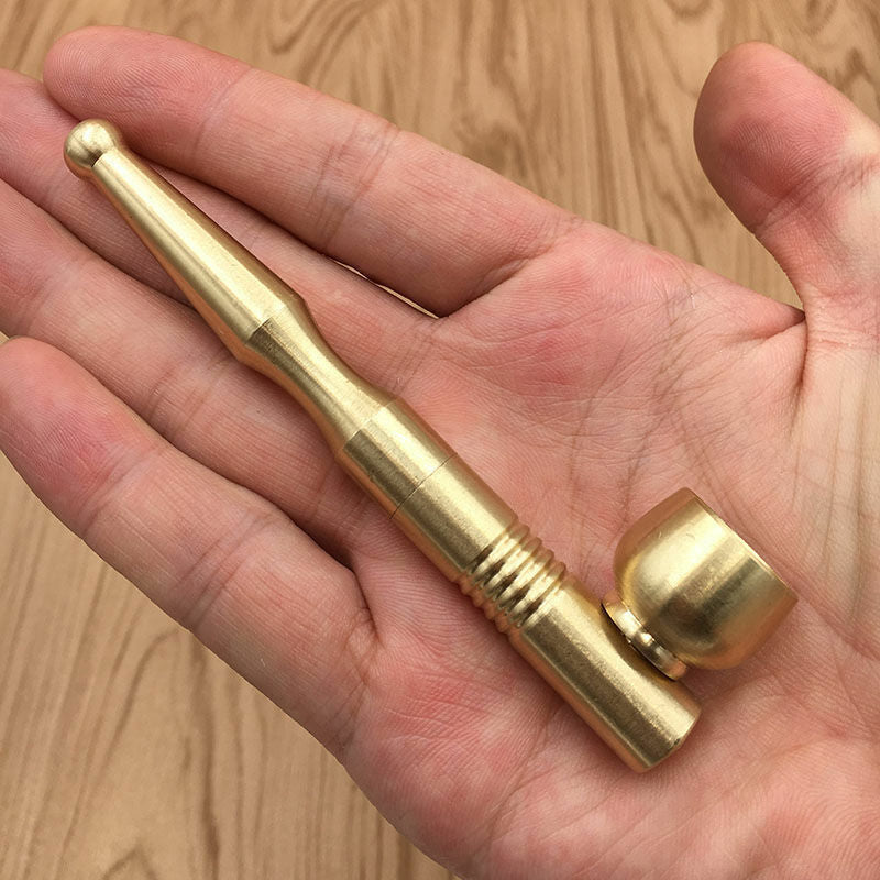 1pc Portable Copper Small Pipe Dry Tobacco Pipe Stick