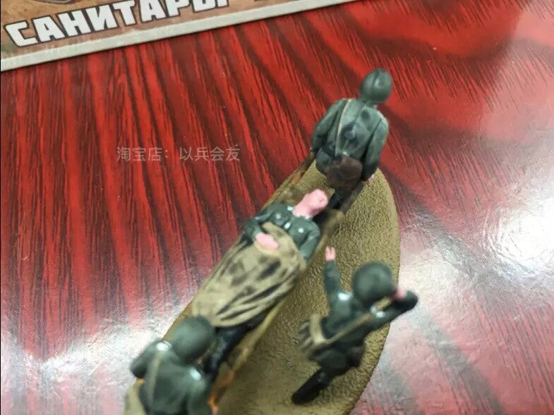 1/72 German Stretcher Injured Soldier Model