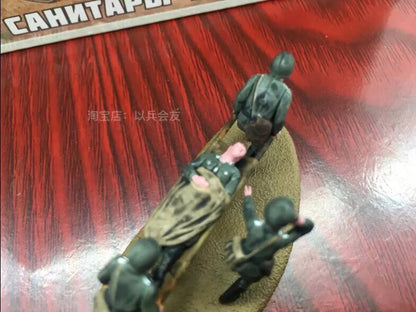 1/72 German Stretcher Injured Soldier Model