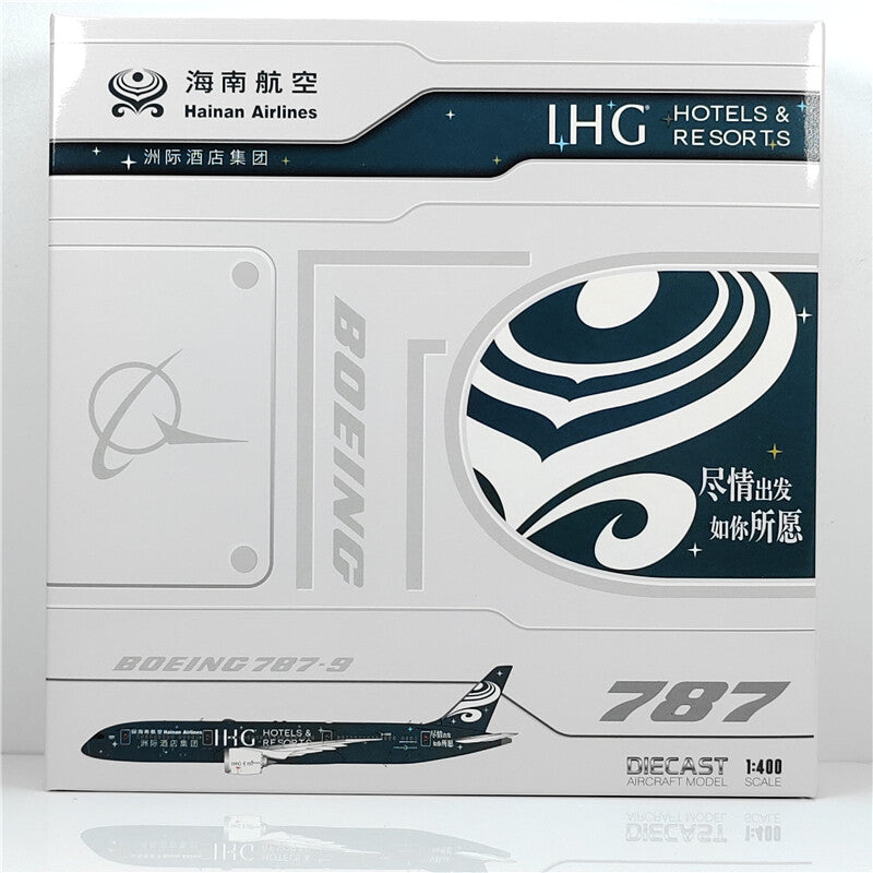 1:400 JC Wings HAINAN AIRLINES BOEING B787-9 Passenger Airplane Diecast Model