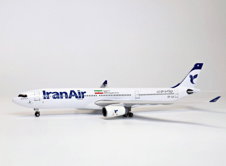 1:135 47CM IRAN AIR AIRBUS A330 Airplane Landing Gears Resin Aircraft Model