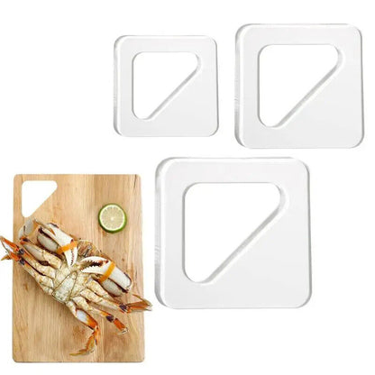Cutting Board Acrylic Template Clear Router Triangle Straight Curvy DIY Stencils