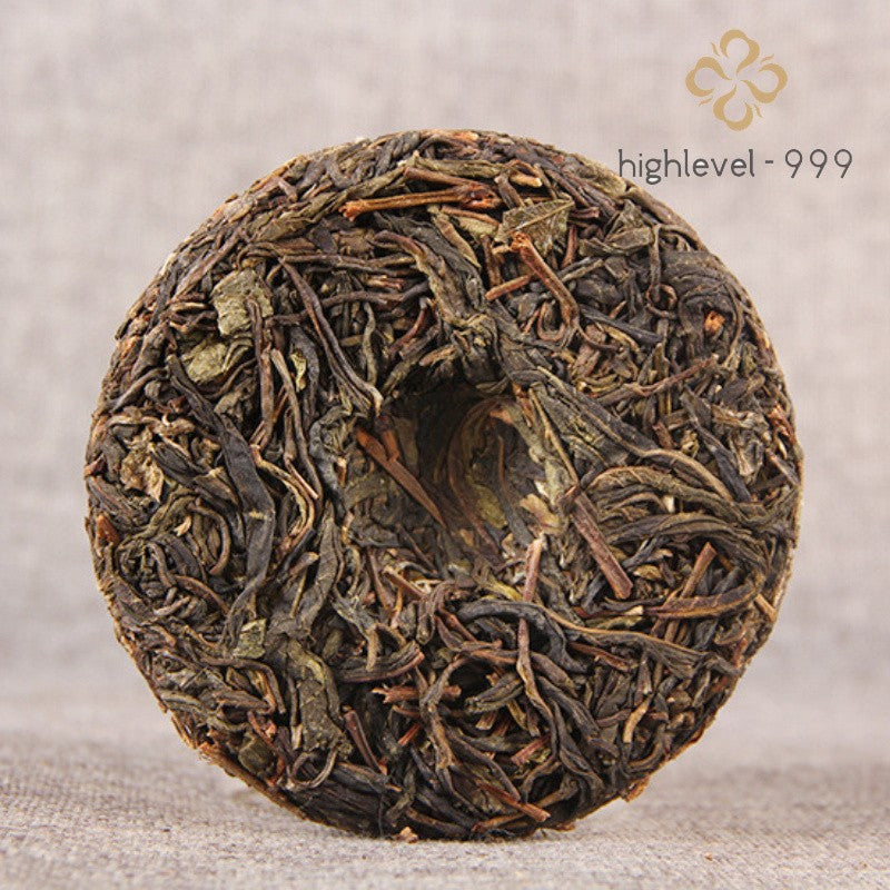 100g Raw Pu-erh Tea Wuliang Mountain Mini Seven Sons Compressed Tea Cake