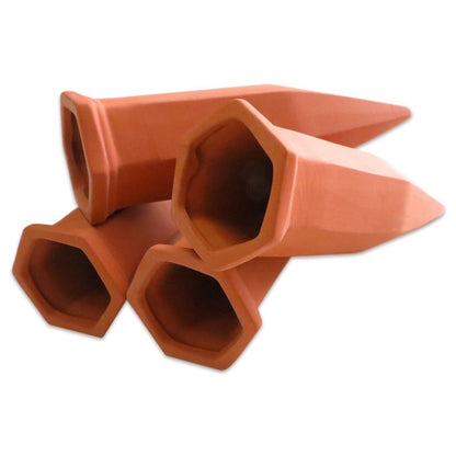 Set of 4 Plant Sitter Self-Watering Stakes for Indoor and Outdoor Plants