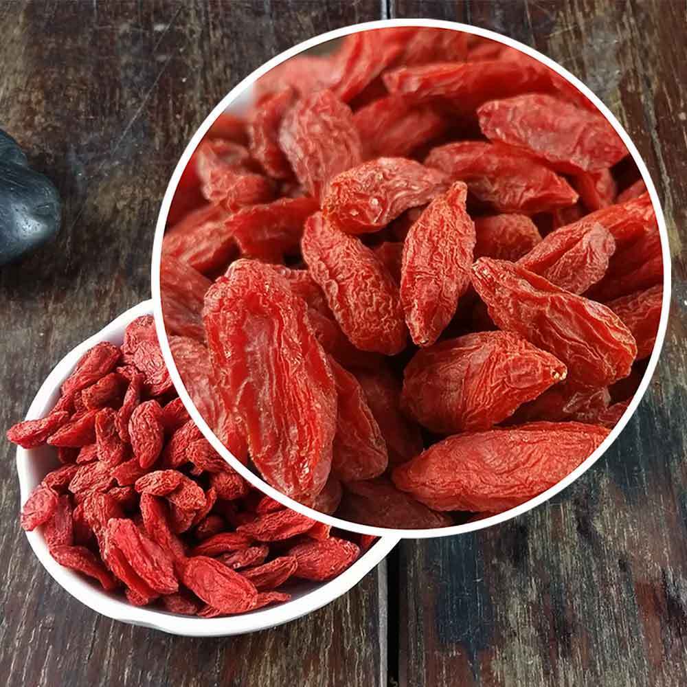 2023 New Dried Goji Berries, Bulk Wolfberry Gouqi Berry Herbal Tea