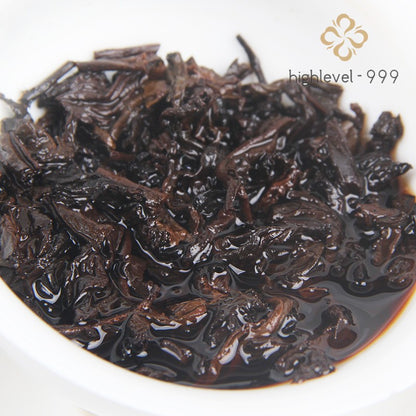 357g Ripe Pu-erh Tea Chen Xiang Golden Bud Yunnan Seven Sons Compressed Tea Cake