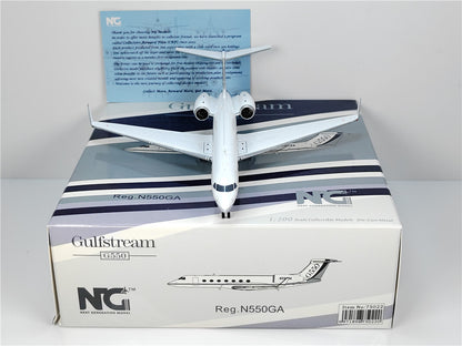 1:200 NG Model Gulfstream G550 Passenger Airplane Diecast Aircraft Model