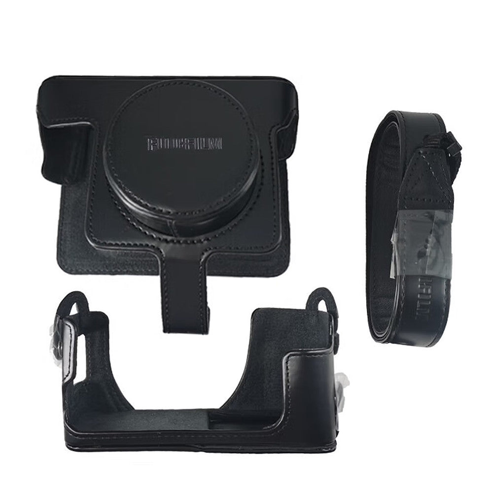 FUJIFILM X100V Leather Case (LC-X100V) for X100V – Black All-Leather