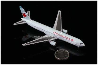 1:400 JC Wings AIR CANADA BOEING 767-300ER Passenger Airplane Diecast Model