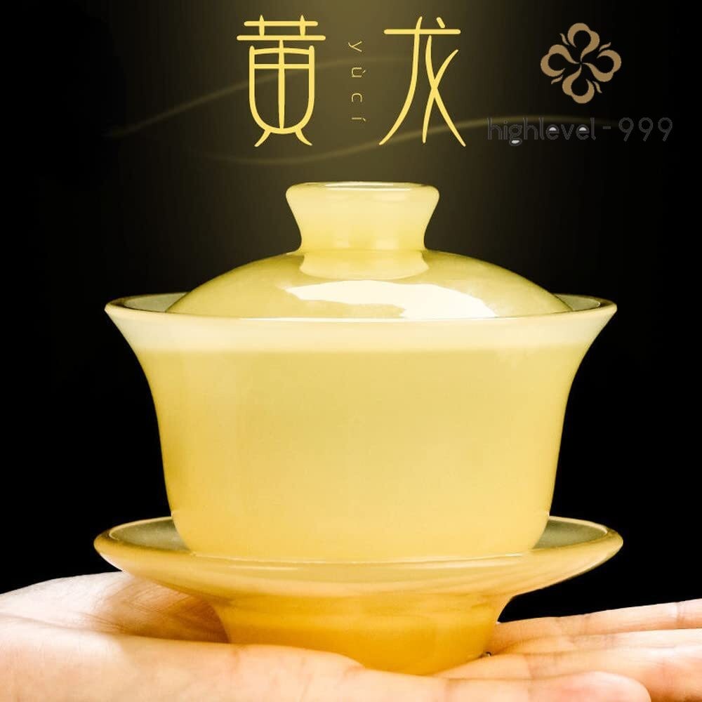150ml Chinese Dehua Jade Porcelain Tea Cup Master Cup Kung Fu Tea Set Gaiwan