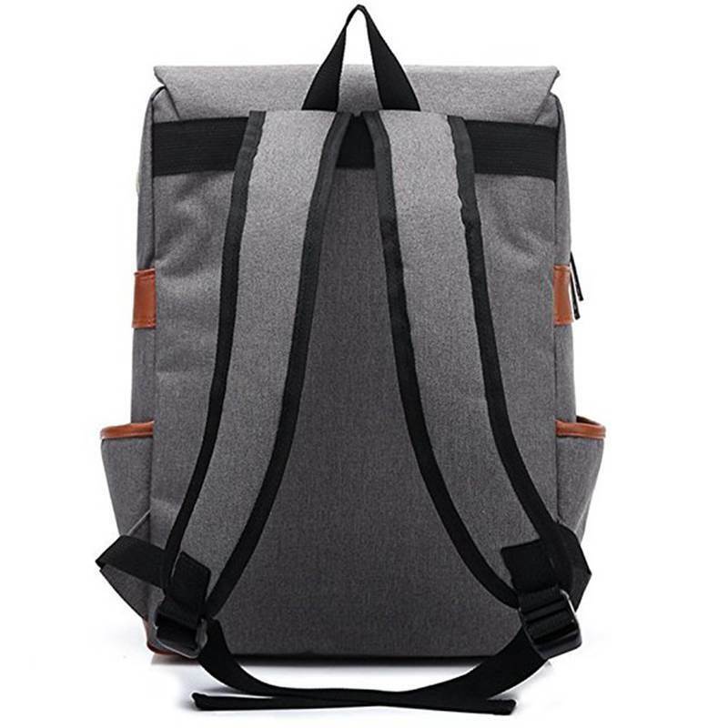 Fashion Vintage Laptop Backpack Women Canvas Bags Men Canvas Travel Backpacks